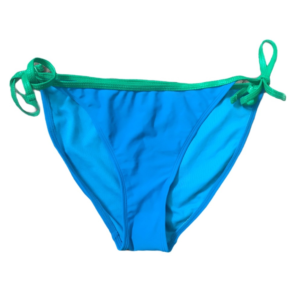 NWT OP Blue and Green Shimmer Bikini Bottom